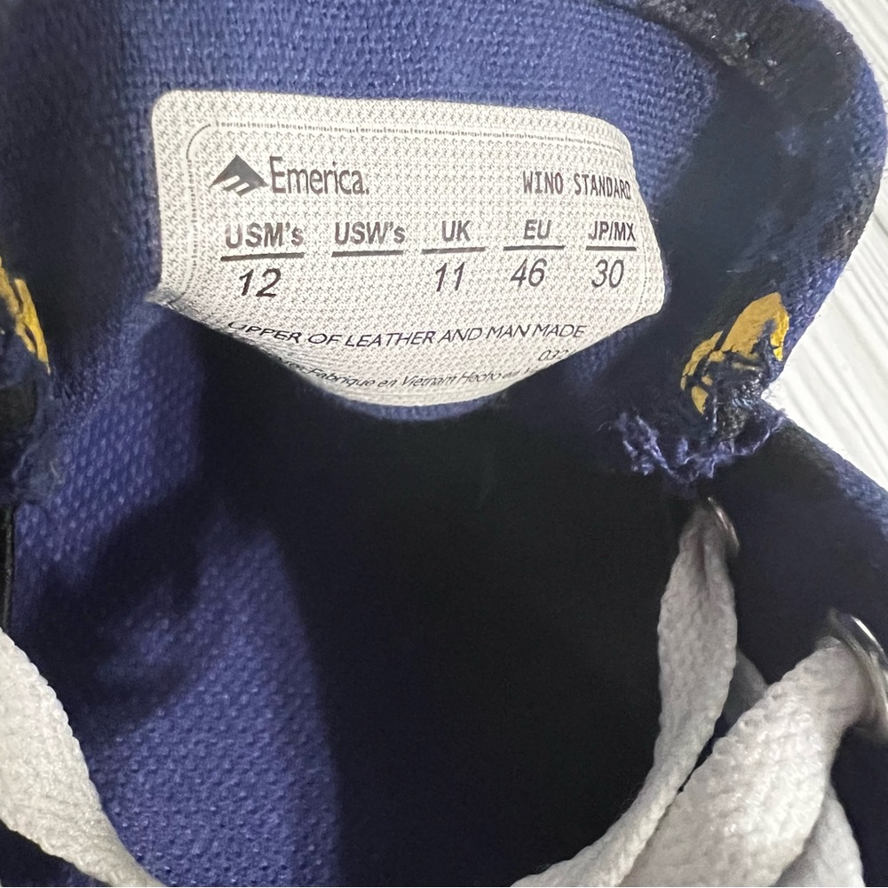 Emerica  'Wino Standard' Sneakers Men's Skate Shoes - Picture 6 of 8